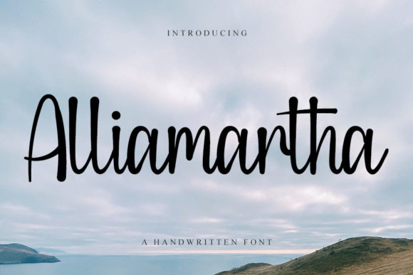 Alliamartha: A Premium Handwritten Font for Campaigns