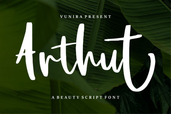 Arthut: A Handwritten Font That Brings Charm to Every Craft