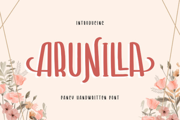 Arunilla: A Modern Handwritten Font for Crafters