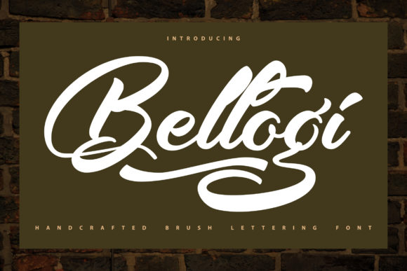 Bellogi: A Bold Handwritten Font for Editorial Design