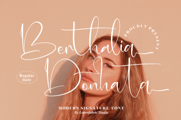 Berthalia Donatha: A Luxury Script Font for Marketers