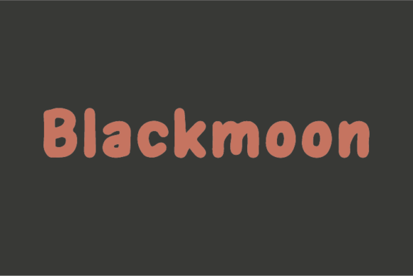 Blackmoon: A Natural Handwritten Font for Editorial Design