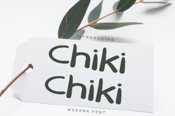 Chiki Chiki: A Handwritten Font for Modern Web Design
