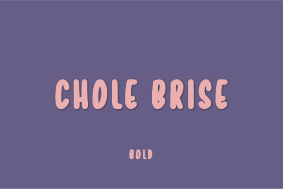 Chole Brise: A Handwritten Font for Modern Web Design