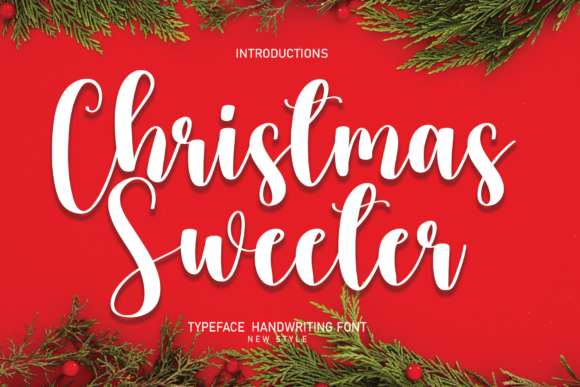 Christmas Sweeter: A Magical Script Font for Web Design