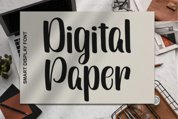 Digital Paper: A Handwritten Font That Brings Warmth to Editorial Design