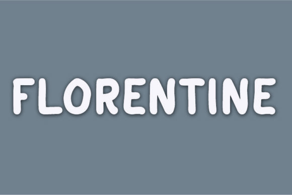 Florentine: A Handwritten Font for Editorial Design
