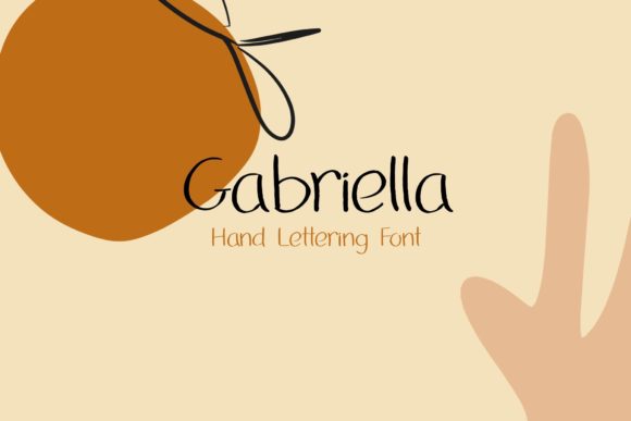 Gabrialla: A Whimsical Handwritten Font for Modern Web Design