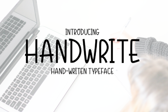 Handwrite: The Perfect Handwritten Font for Crafters