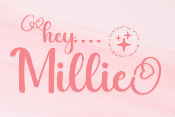 Hey Millie: A Luxurious Script Typeface for Elegant Web Design