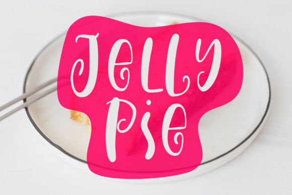 Jelly Pie: A Whimsical Script Font for Playful Editorial Design