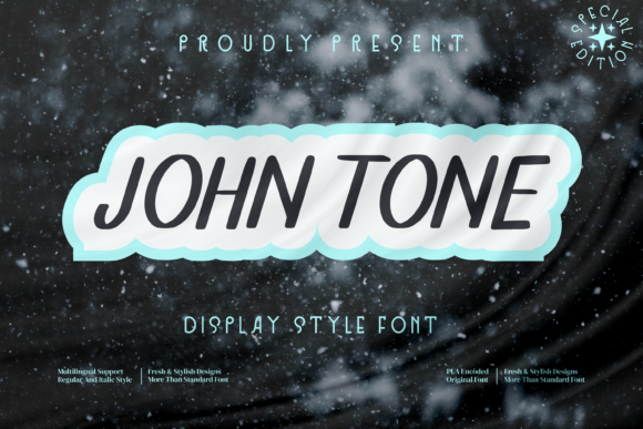 John Tone: A Handwritten Font That Brings Personality to Every Product