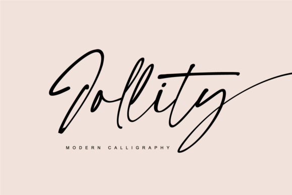 Jollity: A Script Font That Brings Elegance to Editorial Design