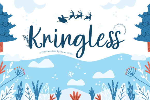 Kringless: A Luxurious Script Typeface for Modern Web Design