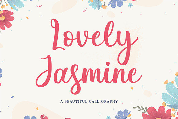 Lovely Jasmine: A Playful Script Font for Crafters & Makers