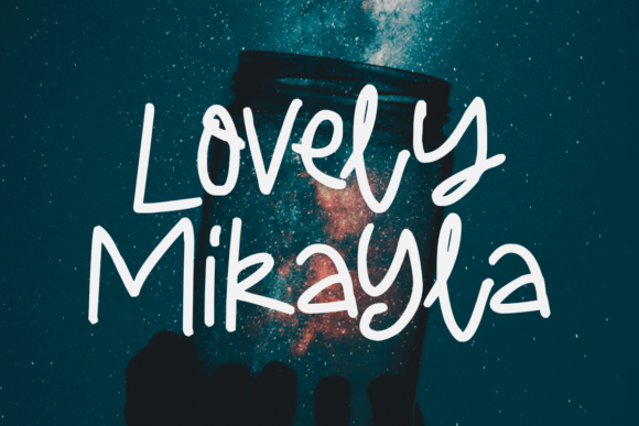 Lovely Mikayla: A Charming Handwritten Font for Creative Branding Projects