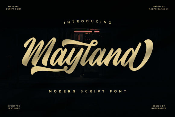 Mayland: A Bold Handwritten Font for Campaigns