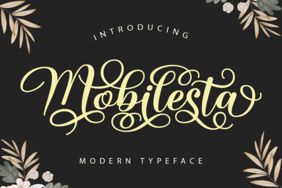 Mobilesta Font Review: Elevating Web Design with Elegant Script Typography