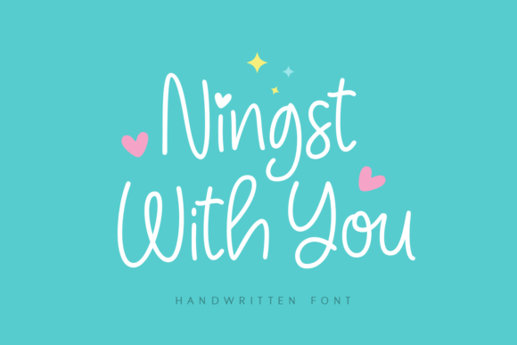 Ningst with You: A Stylish Script Font for Editorial Design