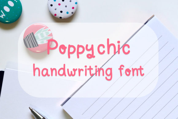 Poppychic: A Natural Handwritten Font for Web Design