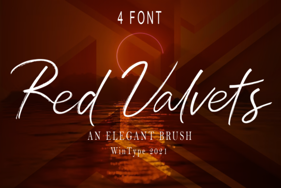 Red Valvets: A Timeless Handwritten Font for Crafters and Makers