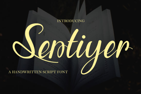 Sentiyer: A Romantic Script Font for Brand Identity