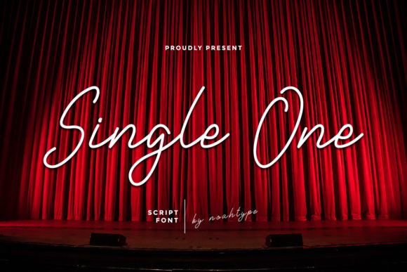 Single One: A Charming Script Font for Elegant Branding