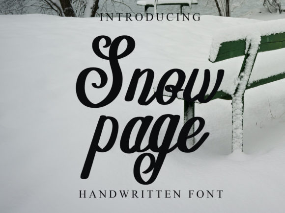 Snow Page: A Sweet Handwritten Font for Branding