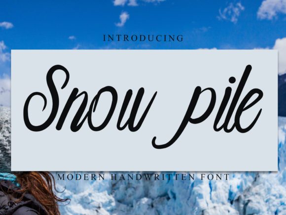 Snow Pile: A Delicate Handwritten Font for Editorial Design