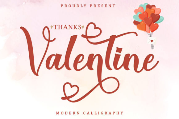 Thanks Valentine: A Delicate Script Font for Elegant Branding