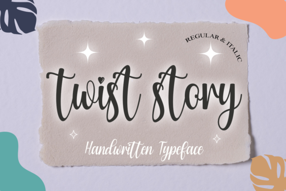 Twist Story: A Playful Script Font That Brings Branding to Life