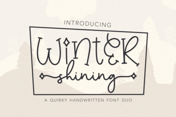 Winter Shining: A Handwritten Font That Elevates Campaign Typography
